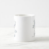 Acara Weiß Kaffeetasse (Mittel)