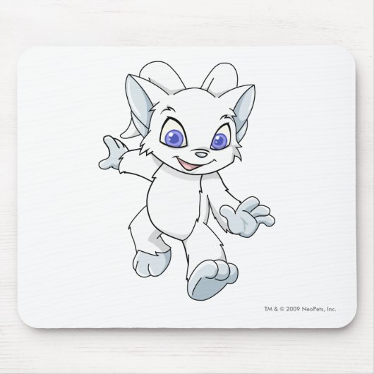Acara Weiß Mousepad (Vorne)