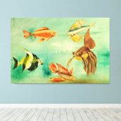Acario 60" x 40" leinwanddruck (Insitu (Holzboden))