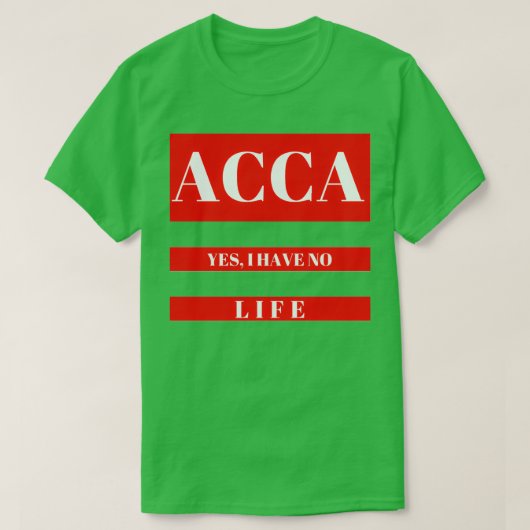 ACCA Accountant Shirt (Design vorne)