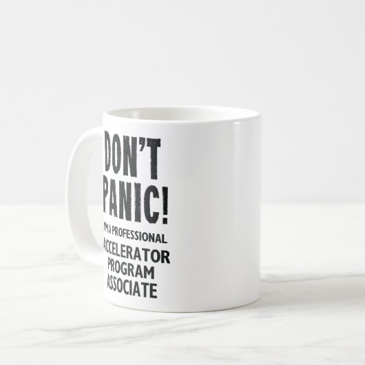 Accelerator-Programmassoziation Kaffeetasse (Vorderseite Links)