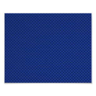 Accent Blue Carbon Fiber Like Print Background Fotodruck