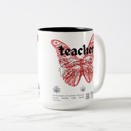 Accent Coffee Mug (15oz) Schoolteacher's Flig Zweifarbige Tasse (VorderseiteRechts)