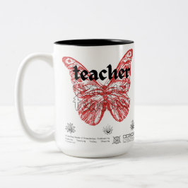  Accent Coffee Mug (15oz) Schoolteacher's Flig Zweifarbige Tasse