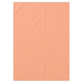 Accent Lachs Rosa Farbe anpassbar Tischdecke (Vorderseite)