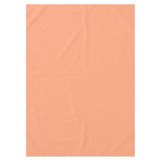 Accent Lachs Rosa Farbe anpassbar Tischdecke (Vorderseite)