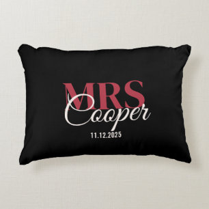 Accent Pillow Elegant Stilvolle Bride Name Red Ivo Dekokissen