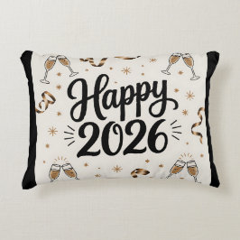 Accent Pillow-Happy New Year 2026 Dekokissen