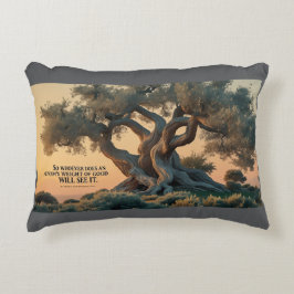 Accent Pillow-Islamic Olive Tree Pillow  Dekokissen