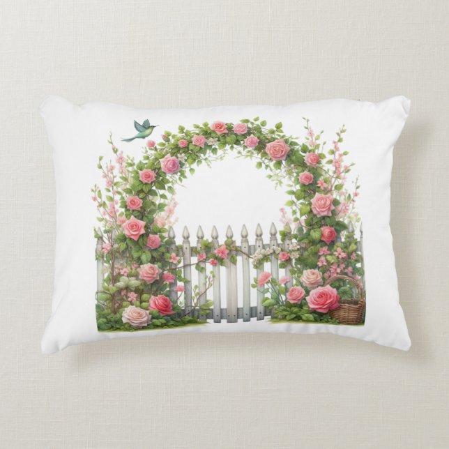Accent Pillow- Spring Floral Accent Pillow Dekokissen (Vorderseite)