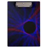 Accented Triangle Geometric Clipboard Klemmbrett (Vorderseite)