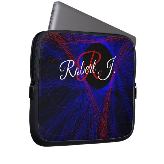 Accented Triangle Geometric Electronics Bag Laptopschutzhülle (Vorne Rechts)