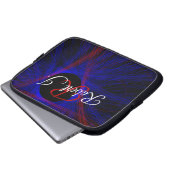 Accented Triangle Geometric Electronics Bag Laptopschutzhülle (Vorne Knopf)