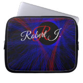 Accented Triangle Geometric Electronics Bag Laptopschutzhülle (Vorderseite)