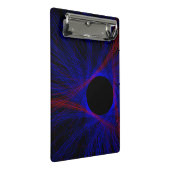 Accented Triangle Geometric Mini Clipboard Klemmbrett (Schrägansicht)