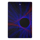 Accented Triangle Geometric Mini Clipboard Klemmbrett (Rückseite)