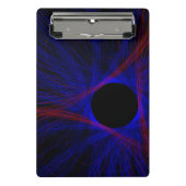 Accented Triangle Geometric Mini Clipboard Klemmbrett (Vorderseite)