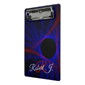 Accented Triangle Geometric Mini Clipboard Klemmbrett (Gewinkelt2)