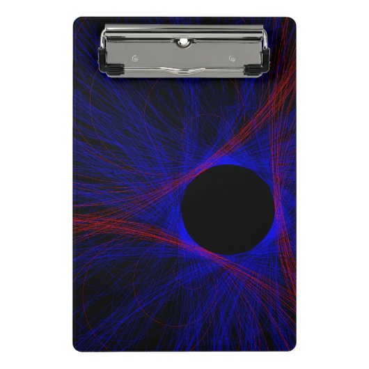 Accented Triangle Geometric Mini Clipboard Mini Klemmbrett (Vorderseite)