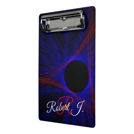 Accented Triangle Geometric Mini Clipboard Mini Klemmbrett (Gewinkelt2)