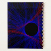 Accented Triangle Geometric Spiral Planner Planer (Rückseite)