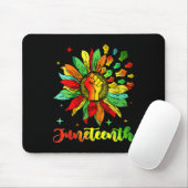 Accentors Sunflower African American Black Pride Mousepad (Mit Mouse)