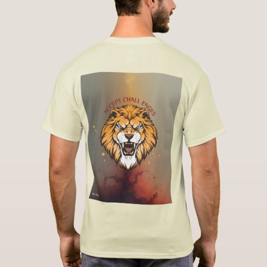 Accept challenges t shirt design  (Rückseite)