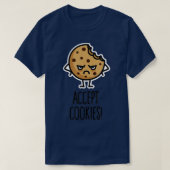 Accept cookies nerd funny programmer cookie gift i T-Shirt (Design vorne)