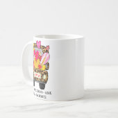 Accept Understand Love Autism Awareness Support Va Kaffeetasse (Vorderseite Links)