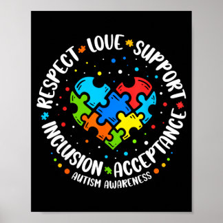 Accept understand love for women teacher autismAcc Poster