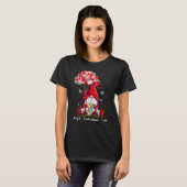 Accept Understand Love Gnome Valentine Autism Awar T-Shirt (Vorne ganz)