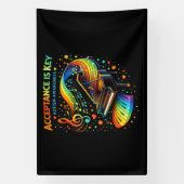 Acceptance Is Key Autism Awareness Banner (Vertikal)