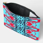 Accessoire Pouch farbenfrohe moderne Kunst Design Zubehörtasche (Offen)