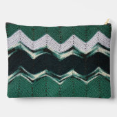 Accessoire Pouch - Green Ripple Muster Zubehörtasche (Rückseite)