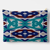 Accessoires Pouch, Ein einzigartiges geometrisches Zubehörtasche (Rückseite)
