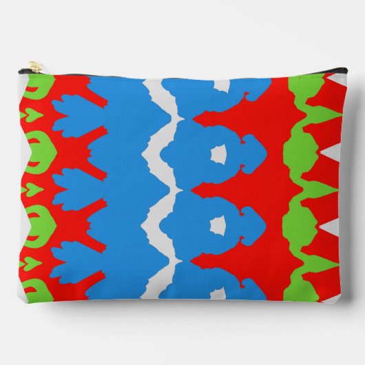 Accessoires Pouch, ein trendiges, vielfarbiges Des Zubehörtasche (Vorderseite)