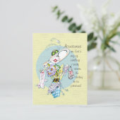 Accessoires sind Gottes Weg...Postkarte Postkarte (Stehend Vorderseite)