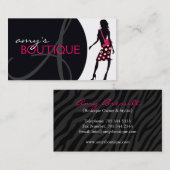 Accessorie Butike-Geschäfts-Karte Visitenkarte (Vorne/Hinten)