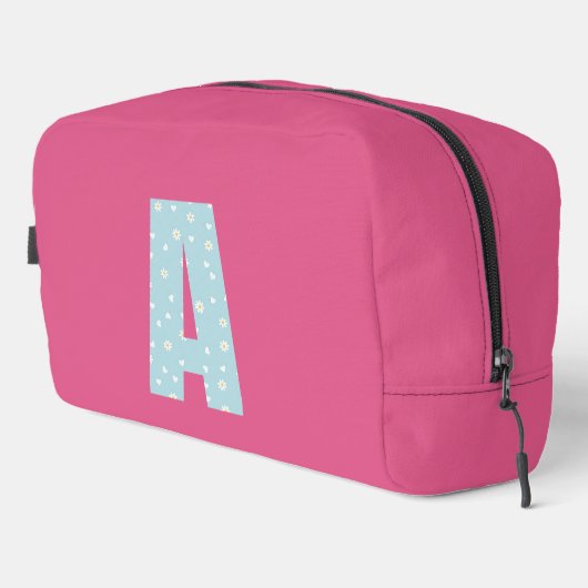Accessory Bag Personalized Initial Waschbeutel (Rechte Ecke)