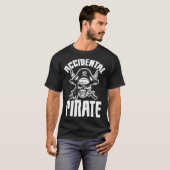 Accidental Pirate Leg Amputee One Legged T-Shirt (Vorne ganz)