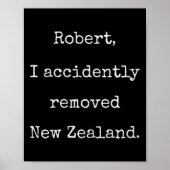 Accidently Removed Nz - Funny Marcus Vr Chat Humor Poster (Vorne)