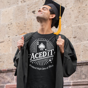 Accied It Abschluss Class mit Ihrem Schulnamen T-Shirt