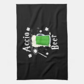 Accio Beer Funny St Patrick's Day Drinking T - Shi Geschirrtuch (Vertikal)
