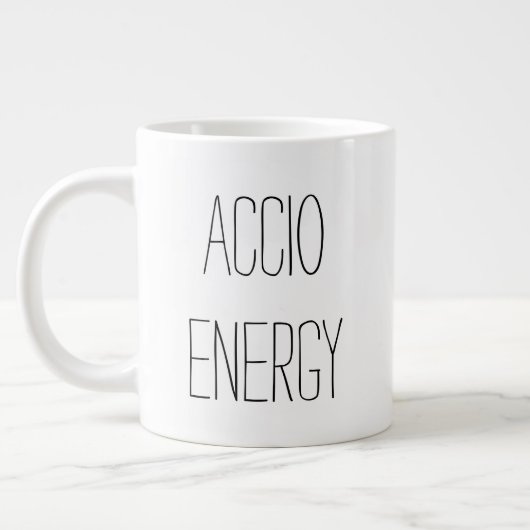Accio Energy Jumbo-Tasse (Links)