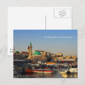 Acco Harbor Postkarte (Vorne/Hinten)