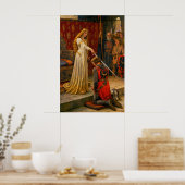 Accolade by Edmund Blair Leighton Poster (Küche)