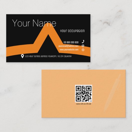 ACCOLADE Collection Standard Business Card Visitenkarte (Vorne/Hinten)