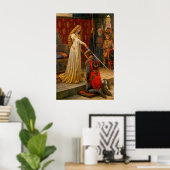 Accolade von Edmund Blair Leighton Poster (Heimbüro)