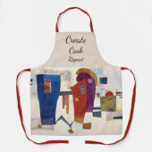 Accompanied Contrast, Kandinsky  Schürze (Vorderseite)