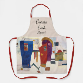 Accompanied Contrast, Kandinsky  Schürze